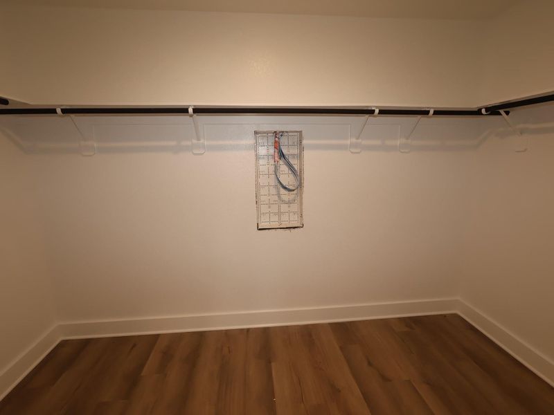 Spacious, unfurnished interior of a new home in Hallimore Ranch, Rosenberg (Image 25). Spacious, unfurnished interior of a new home in Hallimore Ranch, Rosenberg (Image 25).