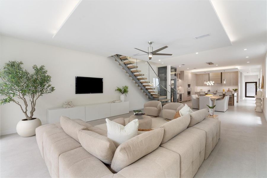 Furnished interior view inside a new home in , Fort Lauderdale (Image 11).