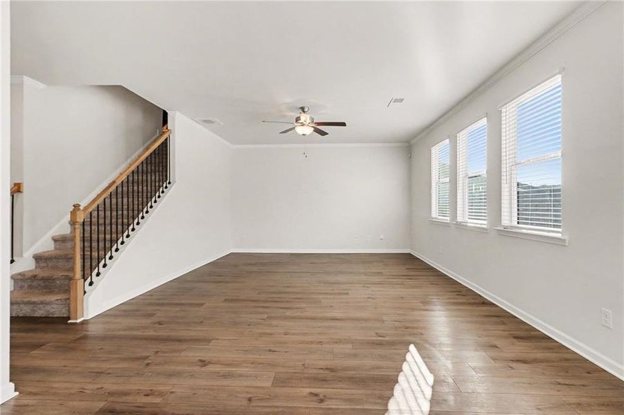 Spacious, unfurnished interior of a new home in , Atlanta (Image 50).