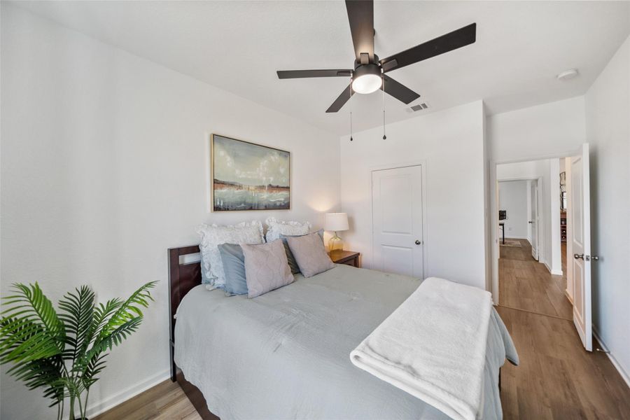 Furnished interior view inside a new home in Pomona, Manvel (Image 33).