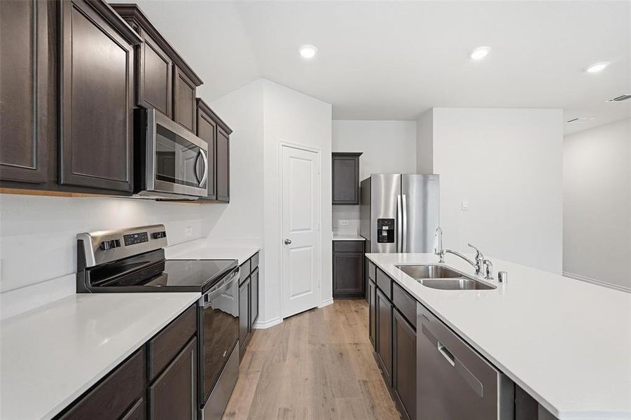 Furnished interior view inside a new home in , Princeton (Image 5).