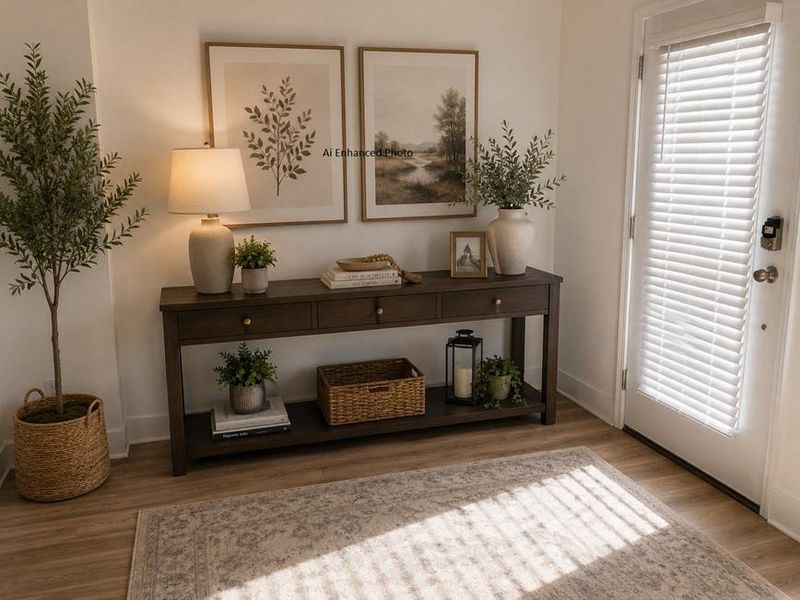Furnished interior view inside a new home in Park at Ansleigh Farms, Dallas (Image 15).