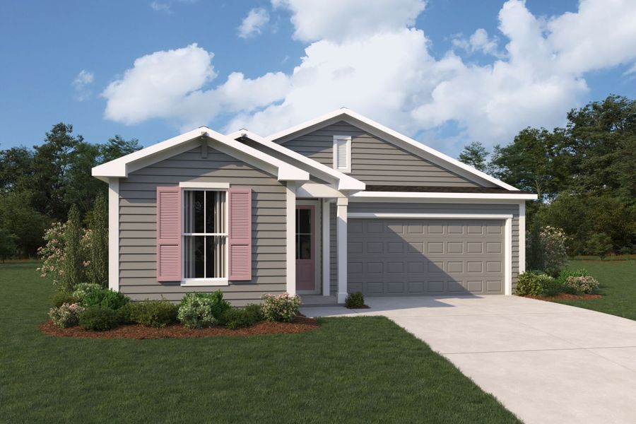 Representative exterior photo of a completed home built from the Antigua by Mattamy Homes in RiverTown, St. Johns, FL (Image 4). Representative exterior photo of a completed home built from the Antigua by Mattamy Homes in RiverTown, St. Johns, FL (Image 4).