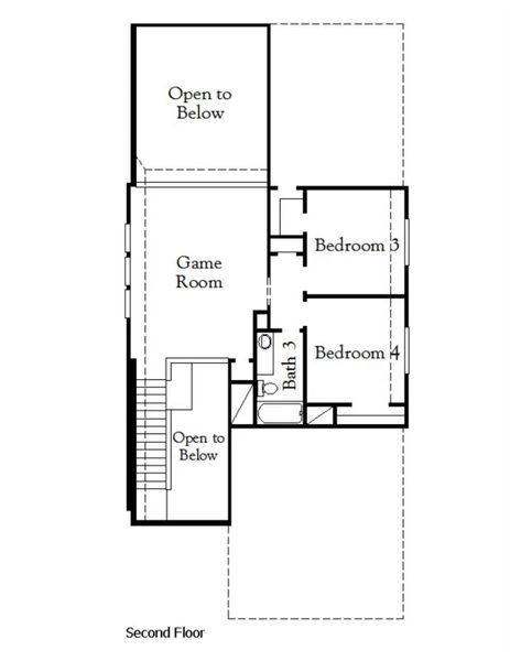 2D floor plan layout of this home in Escondido, Magnolia, TX (Image 4).