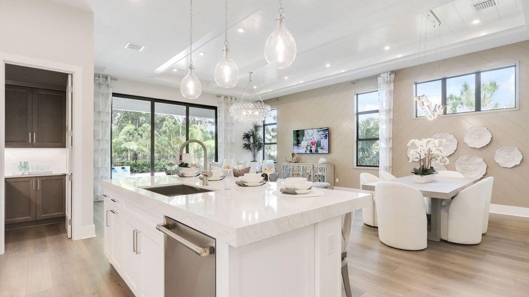 Representative furnished interior of a home built from the Madison by Kolter Homes in The Cove at Park Trace, Stuart (Image 7).