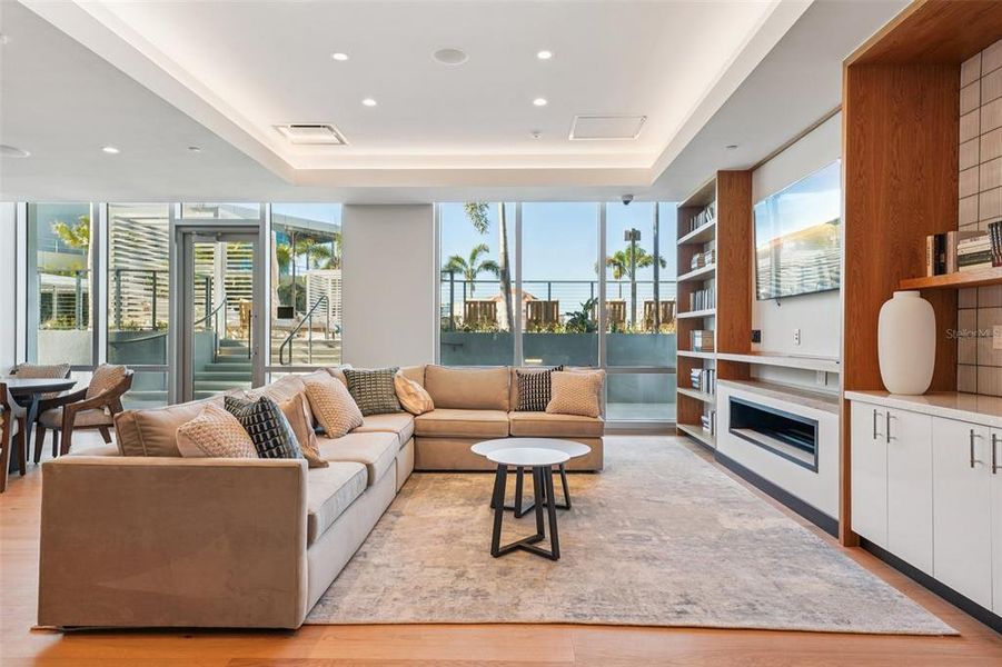 Furnished interior view inside a new home in , St. Petersburg (Image 15).