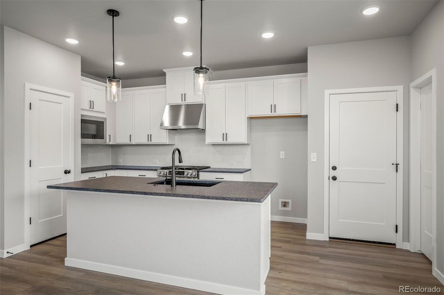Furnished interior view inside a new home in Revel Crossing at Wolf Ranch – The Ascent Collection, Colorado Springs (Image 9).