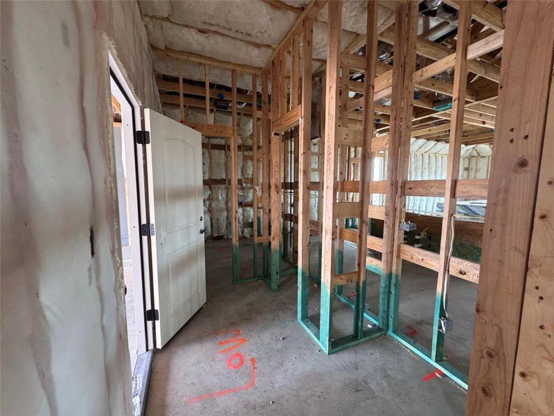 In-progress construction of a new home in Willow Springs, Creedmoor, TX (Image 28). In-progress construction of a new home in Willow Springs, Creedmoor, TX (Image 28).