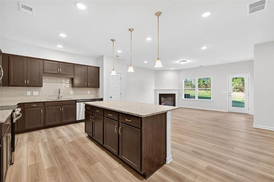 Furnished interior view inside a new home in Jameson Towns, Villa Rica (Image 7).
