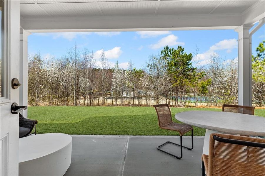 Exterior details and patio area of a home in Arden, Cumming (Image 20). Exterior details and patio area of a home in Arden, Cumming (Image 20).