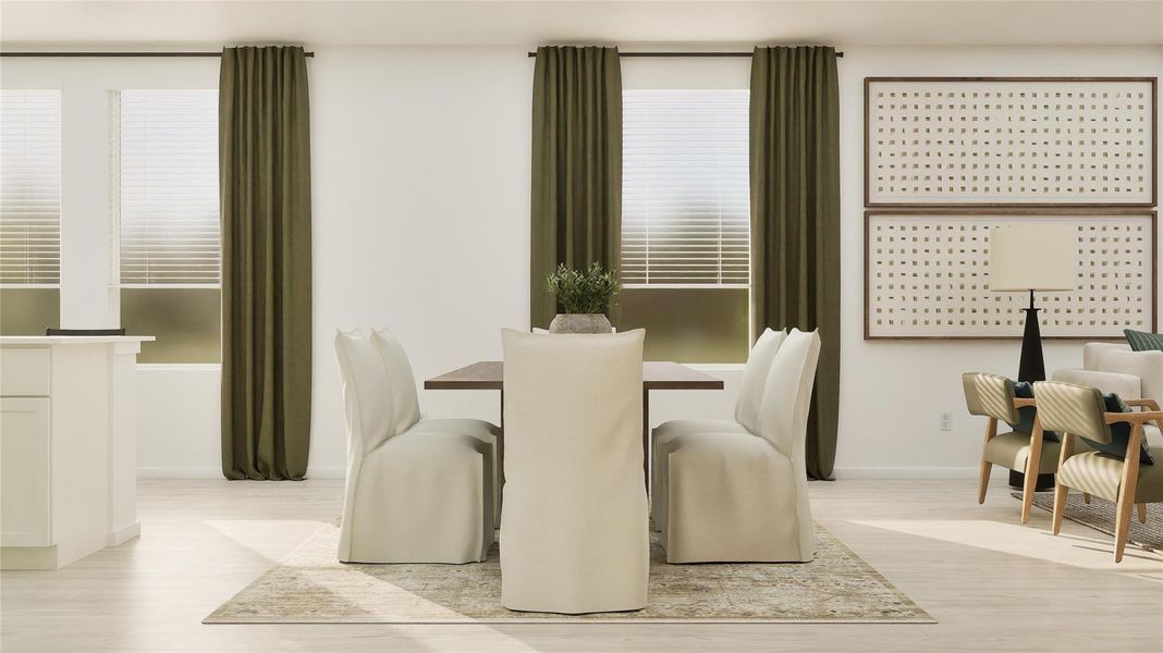 Furnished interior view inside a new home in Elm Creek, Elgin (Image 34).