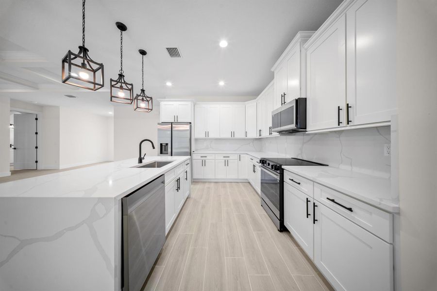 Furnished interior view inside a new home in , Fort Pierce (Image 9). Furnished interior view inside a new home in , Fort Pierce (Image 9).