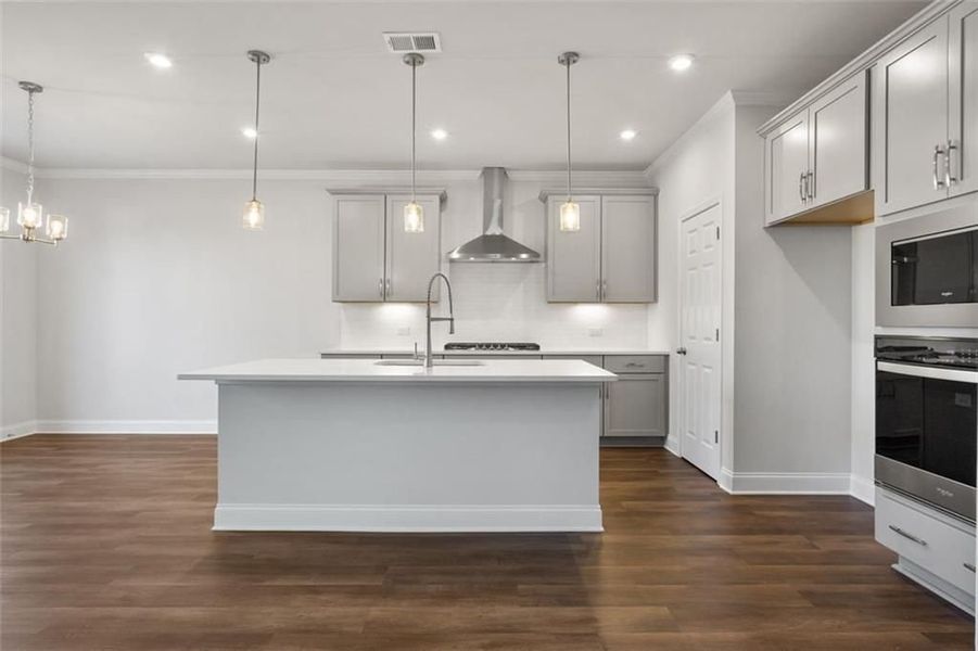 Furnished interior view inside a new home in Wehunt Meadows, Hoschton (Image 45).