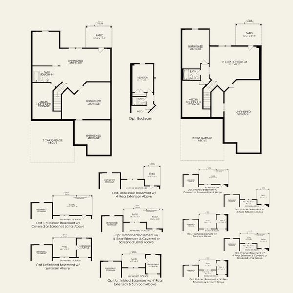 2D floor plan layout for the Stonebrook by Pulte Homes in Kinsdale, Lancaster, SC (Image 4). 2D floor plan layout for the Stonebrook by Pulte Homes in Kinsdale, Lancaster, SC (Image 4).