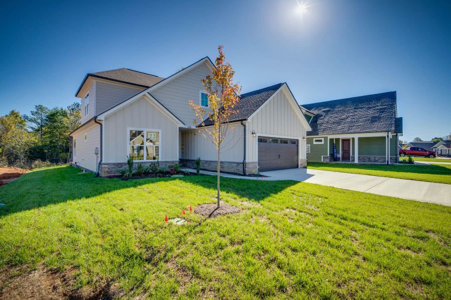 Representative exterior details of a home built from the Salerno by Cook Bros. Homes in The Grove At Haven Hill, Lenoir City (Image 2).