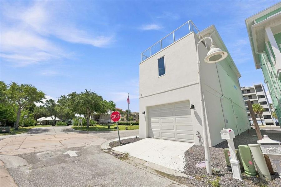 Front exterior of a new home in , Indian Rocks Beach, FL, highlighting curb appeal (Image 31). Front exterior of a new home in , Indian Rocks Beach, FL, highlighting curb appeal (Image 31).