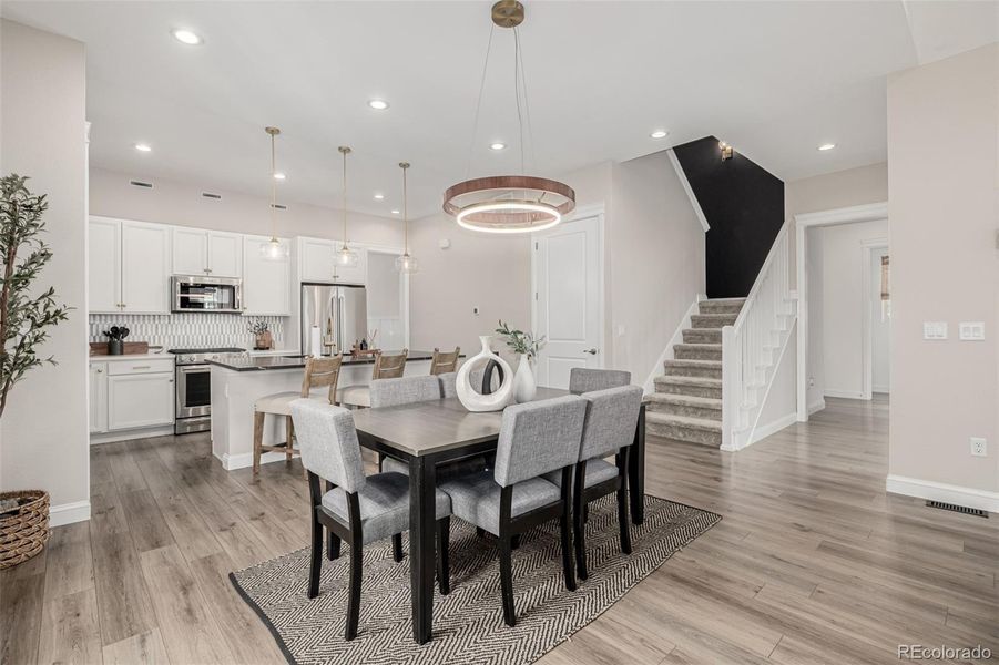 Furnished interior view inside a new home in Westerly, Erie (Image 22).