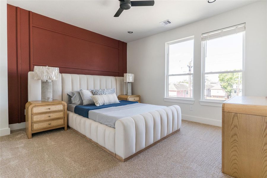 Furnished interior view inside a new home in , Houston (Image 12). Furnished interior view inside a new home in , Houston (Image 12).