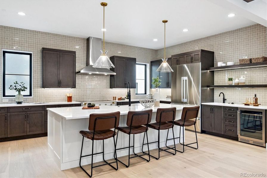 Furnished interior view inside a new home in , Denver (Image 17).