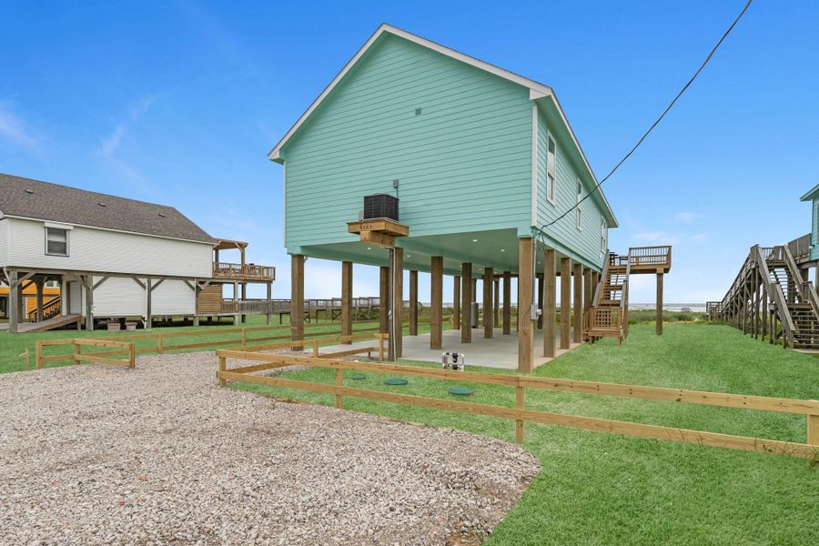 Exterior details and patio area of a home in , Freeport (Image 28). Exterior details and patio area of a home in , Freeport (Image 28).
