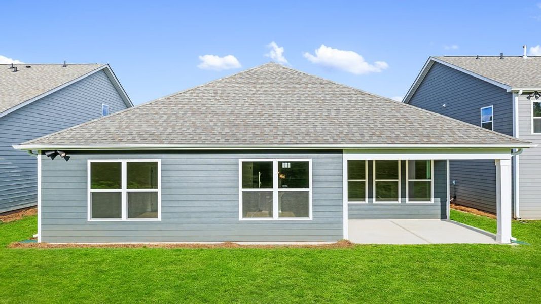 Representative exterior details of a home built from the Robinson by D.R. Horton in Cottonwood Ridge, Piedmont (Image 25).