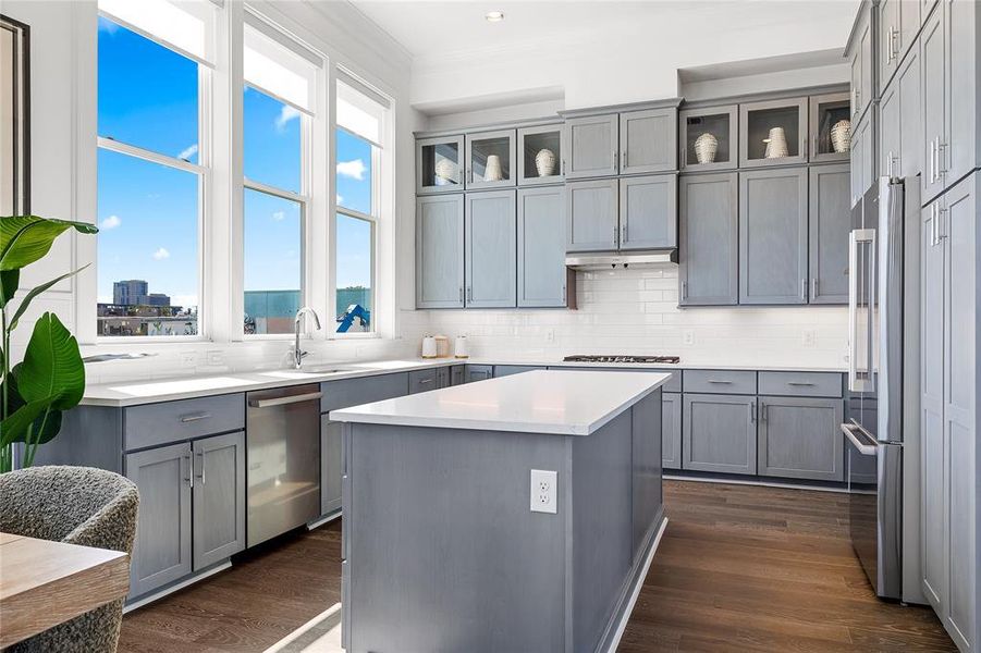 Image of model home with similar floorplan.