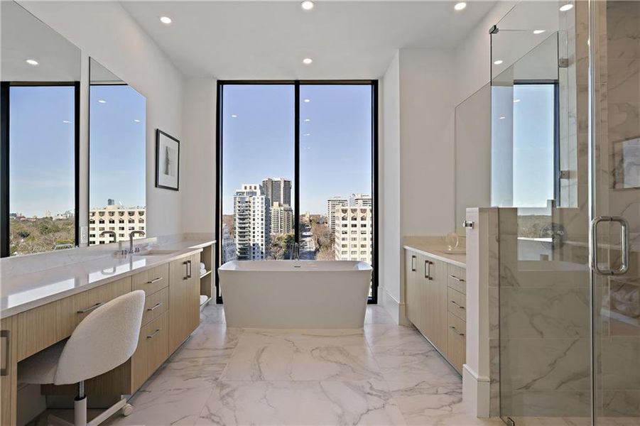 Furnished interior view inside a new home in The Dillon Buckhead, Atlanta (Image 6).