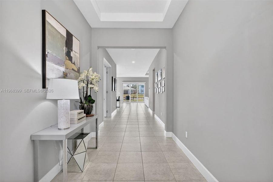 Furnished interior view inside a new home in , Port St. Lucie (Image 61).