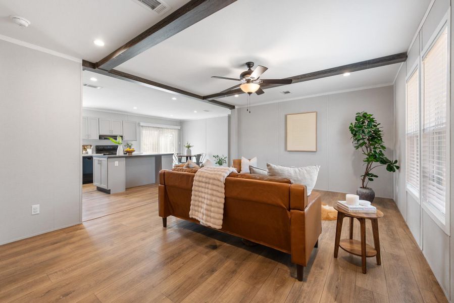 Furnished interior view inside a new home in , Caldwell (Image 4).