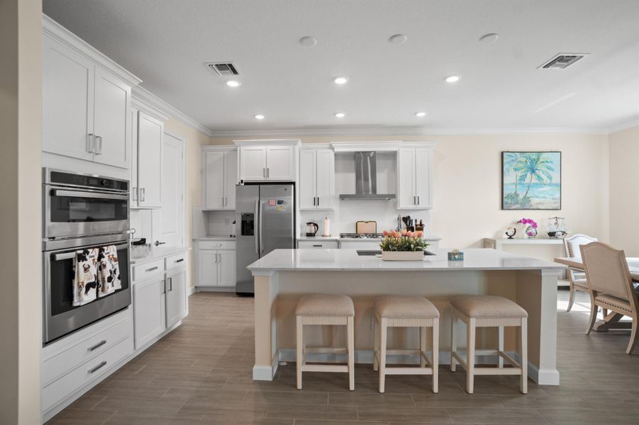 Furnished interior view inside a new home in , Loxahatchee (Image 33).