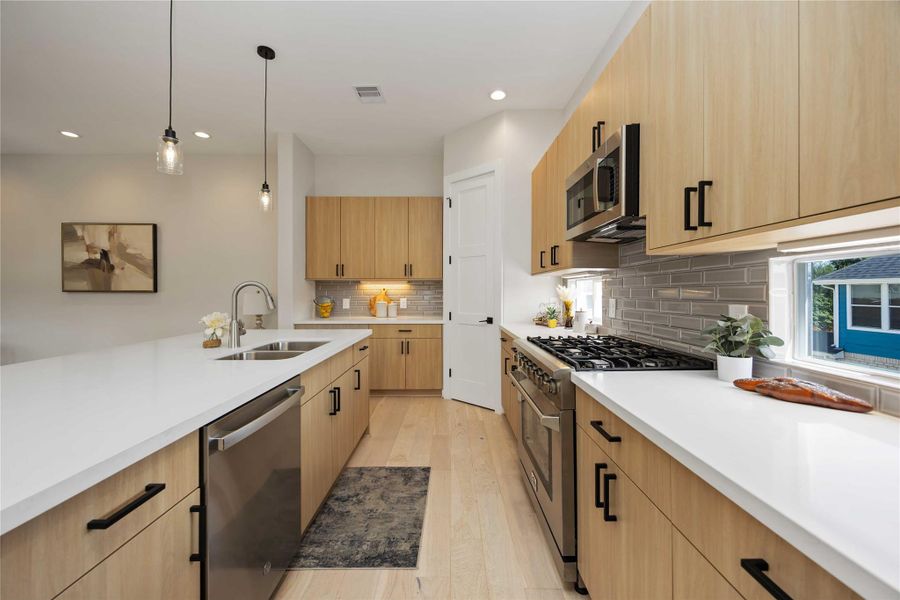 Furnished interior view inside a new home in , Houston (Image 7). Furnished interior view inside a new home in , Houston (Image 7).