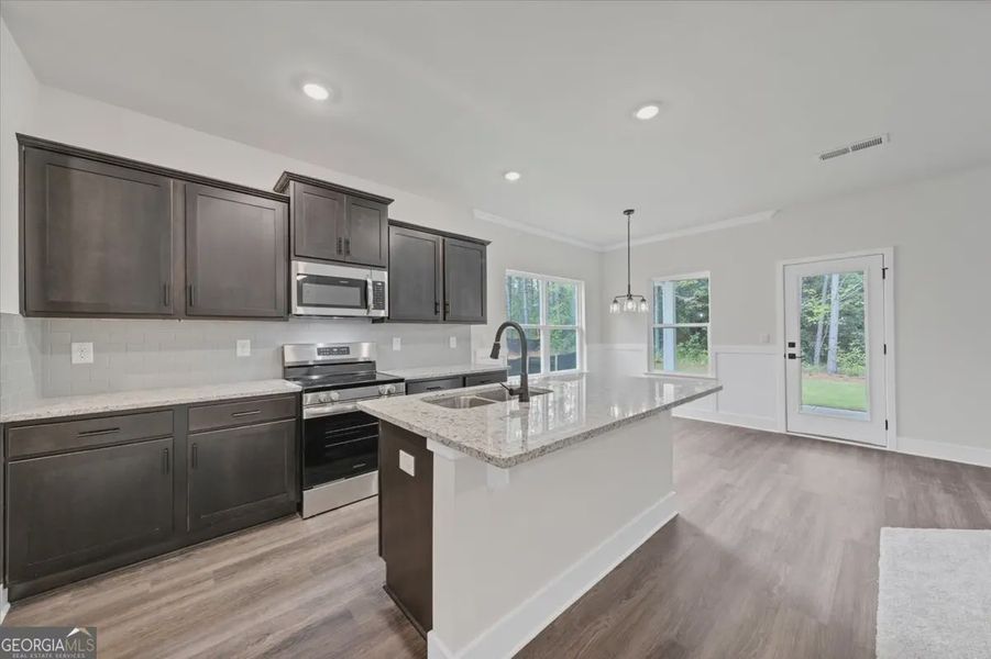 Furnished interior view inside a new home in Canterbury Villas, Carrollton (Image 8).