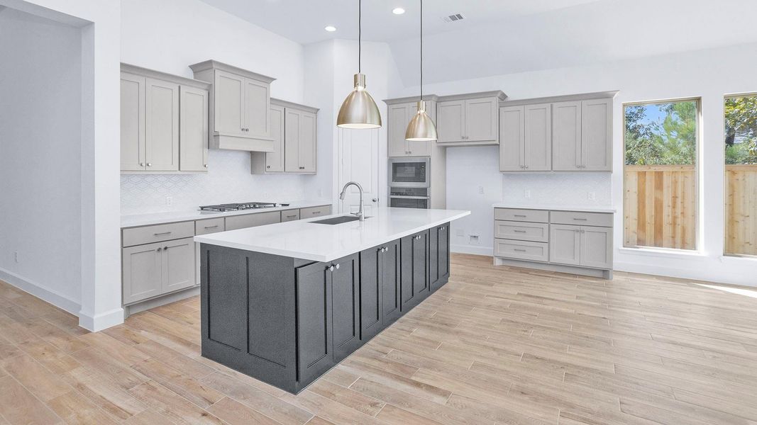 Furnished interior view inside a new home in Kresston 50', Magnolia (Image 7).