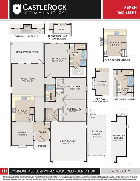 2D floor plan layout of this home in Lago Mar, Texas City, TX (Image 2).