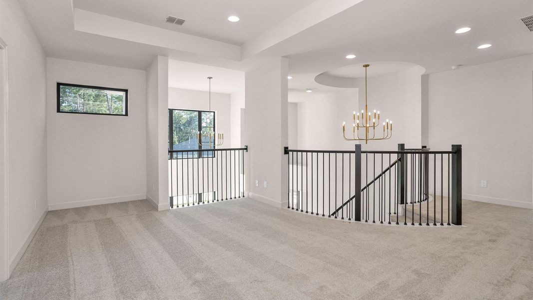 Spacious, unfurnished interior of a new home in The Woodlands Hills, Willis (Image 16). Spacious, unfurnished interior of a new home in The Woodlands Hills, Willis (Image 16).