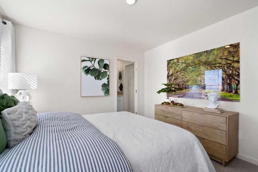 Furnished interior view inside a new home in Liberty Draw, Evans (Image 17).