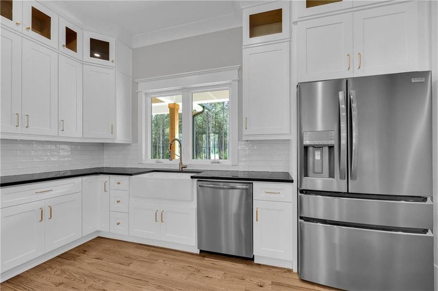 Furnished interior view inside a new home in , Monroe (Image 58).