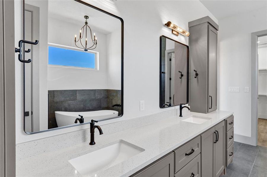 Furnished interior view inside a new home in , Tolar (Image 14).