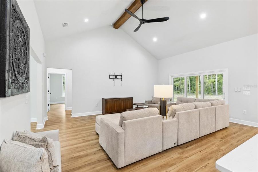 Furnished interior view inside a new home in , Alachua (Image 5).
