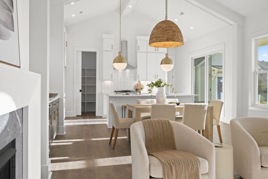Furnished interior view inside a new home in The Domus Collection at Midtown Nexton, Summerville (Image 17).