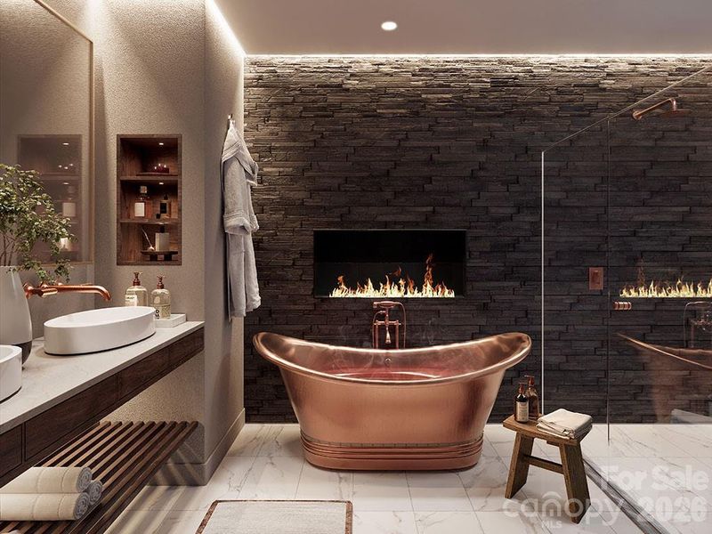 Furnished interior view inside a new home in , Hendersonville (Image 3).