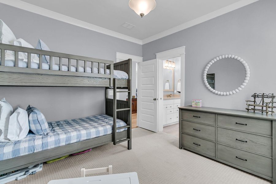 Furnished interior view inside a new home in , Charleston (Image 27).