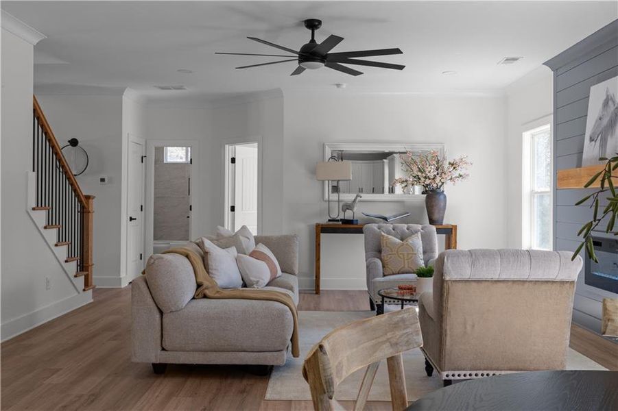 Furnished interior view inside a new home in , Social Circle (Image 14).