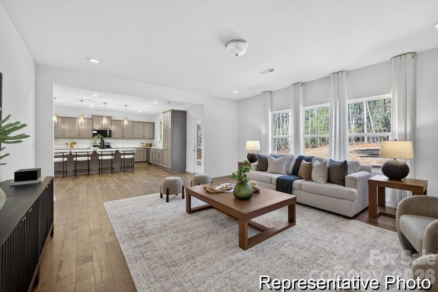 Furnished interior view inside a new home in Beaver Creek, Statesville (Image 12).
