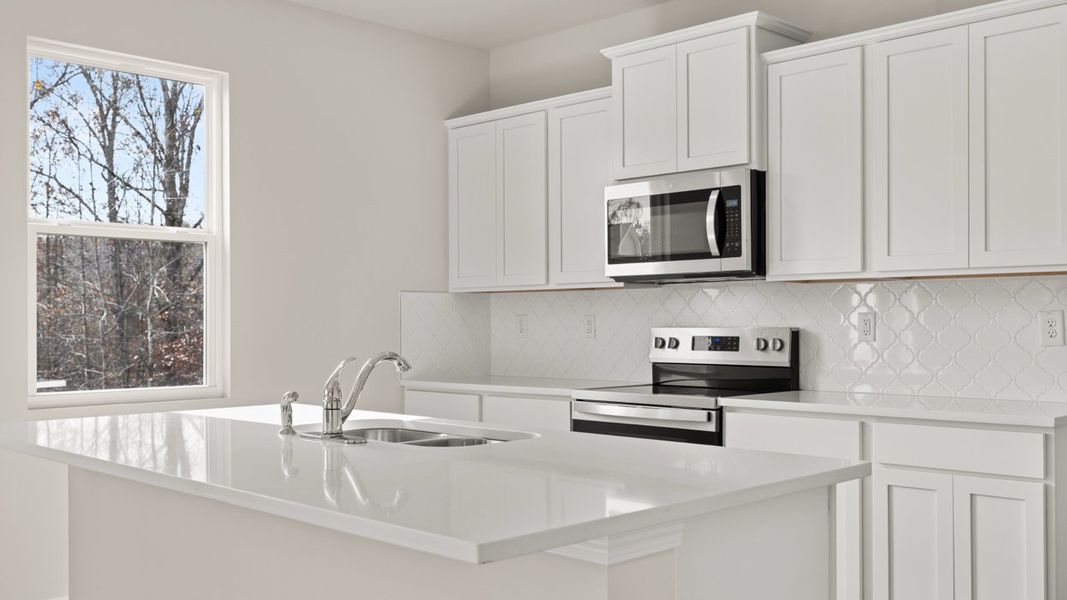 Furnished interior view inside a new home in The Reserve at Calcutta, Stockbridge (Image 3).