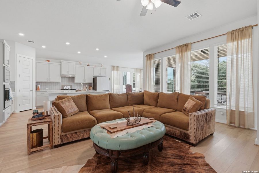 Furnished interior view inside a new home in The Grove at Vintage Oaks, New Braunfels (Image 16).