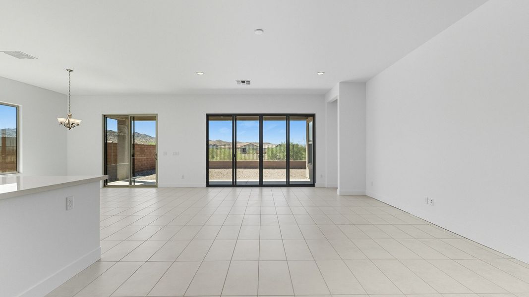 Furnished interior view inside a new home in Hacienda at Estrella, Goodyear (Image 25).