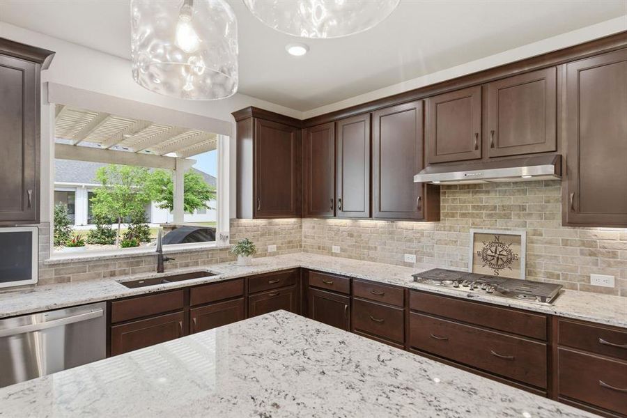 Furnished interior view inside a new home in , Denton (Image 27).