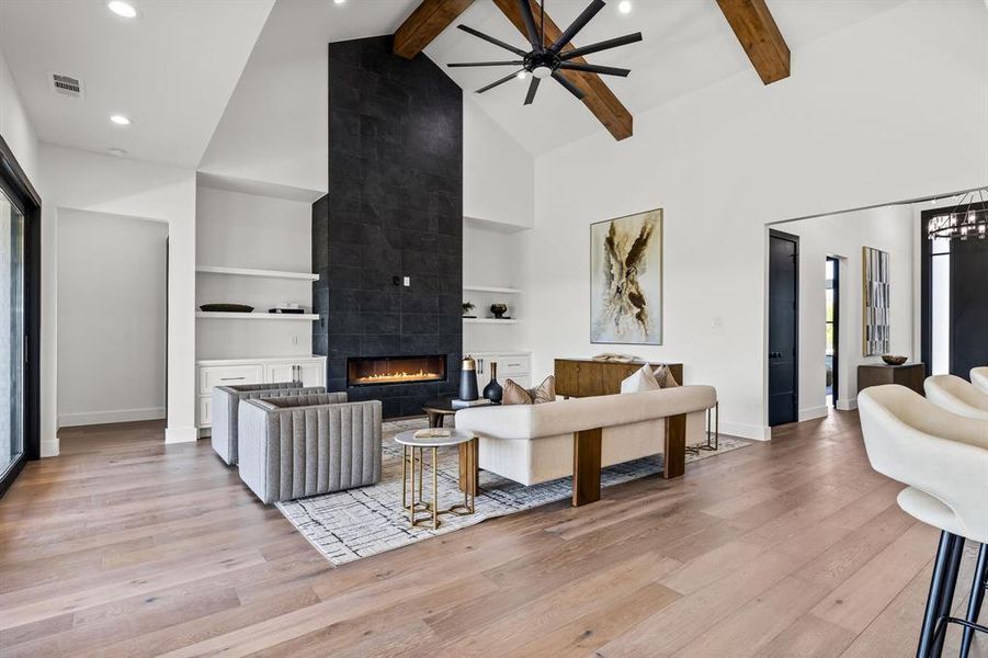 Furnished interior view inside a new home in , Heath (Image 30).