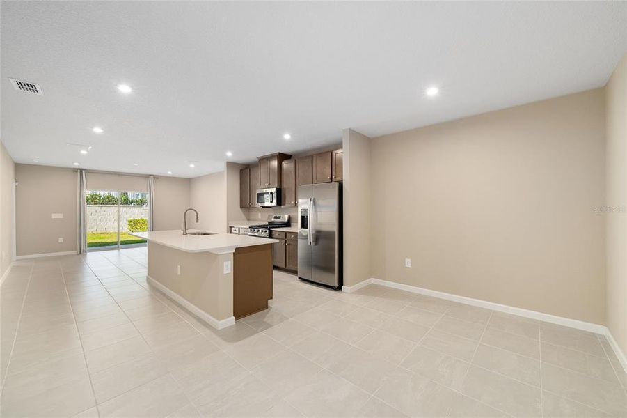 Furnished interior view inside a new home in , Lady Lake (Image 5). Furnished interior view inside a new home in , Lady Lake (Image 5).